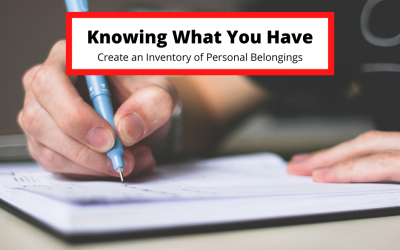 Helping Homeowners Create an Inventory of Personal Belongings